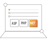 支持ASP、PHP、.Net等多種語(yǔ)言開(kāi)發(fā)